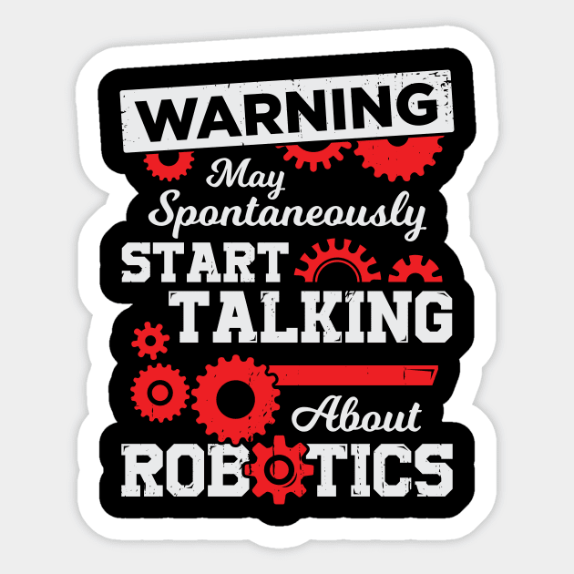 Robotics Engineering Engineer Gift Sticker by Dolde08